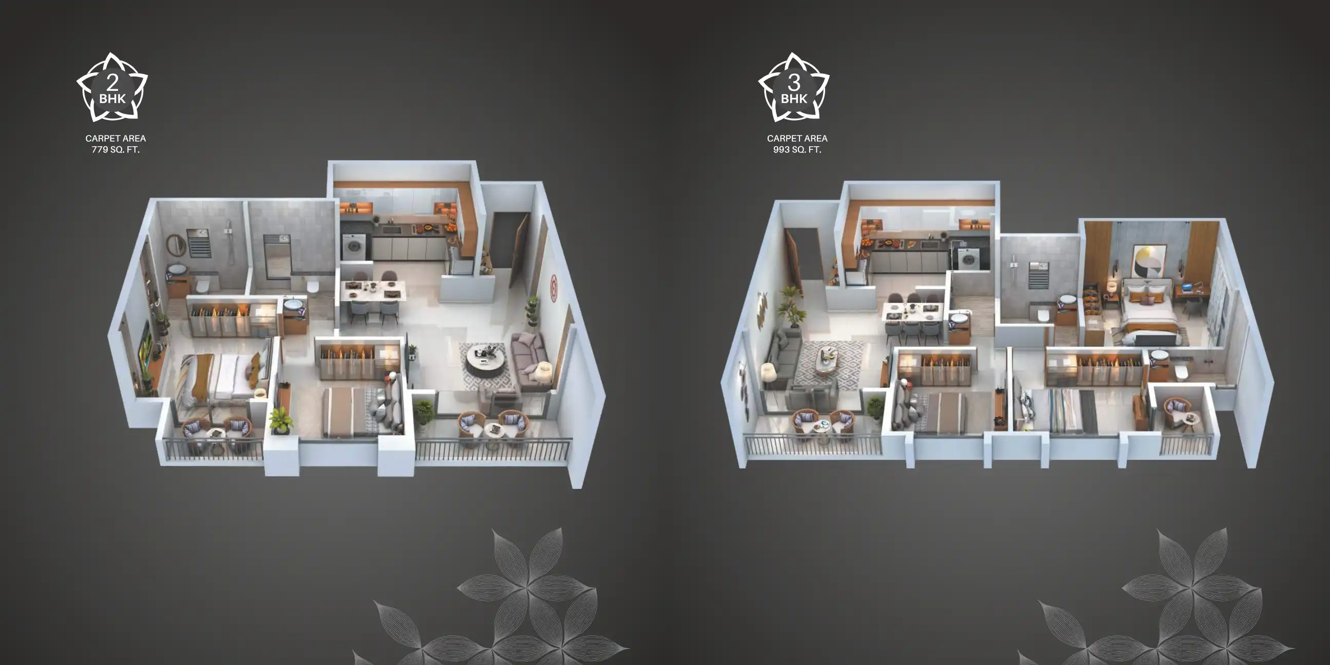 Sahyadri Plumeria Floor Plans & Layout