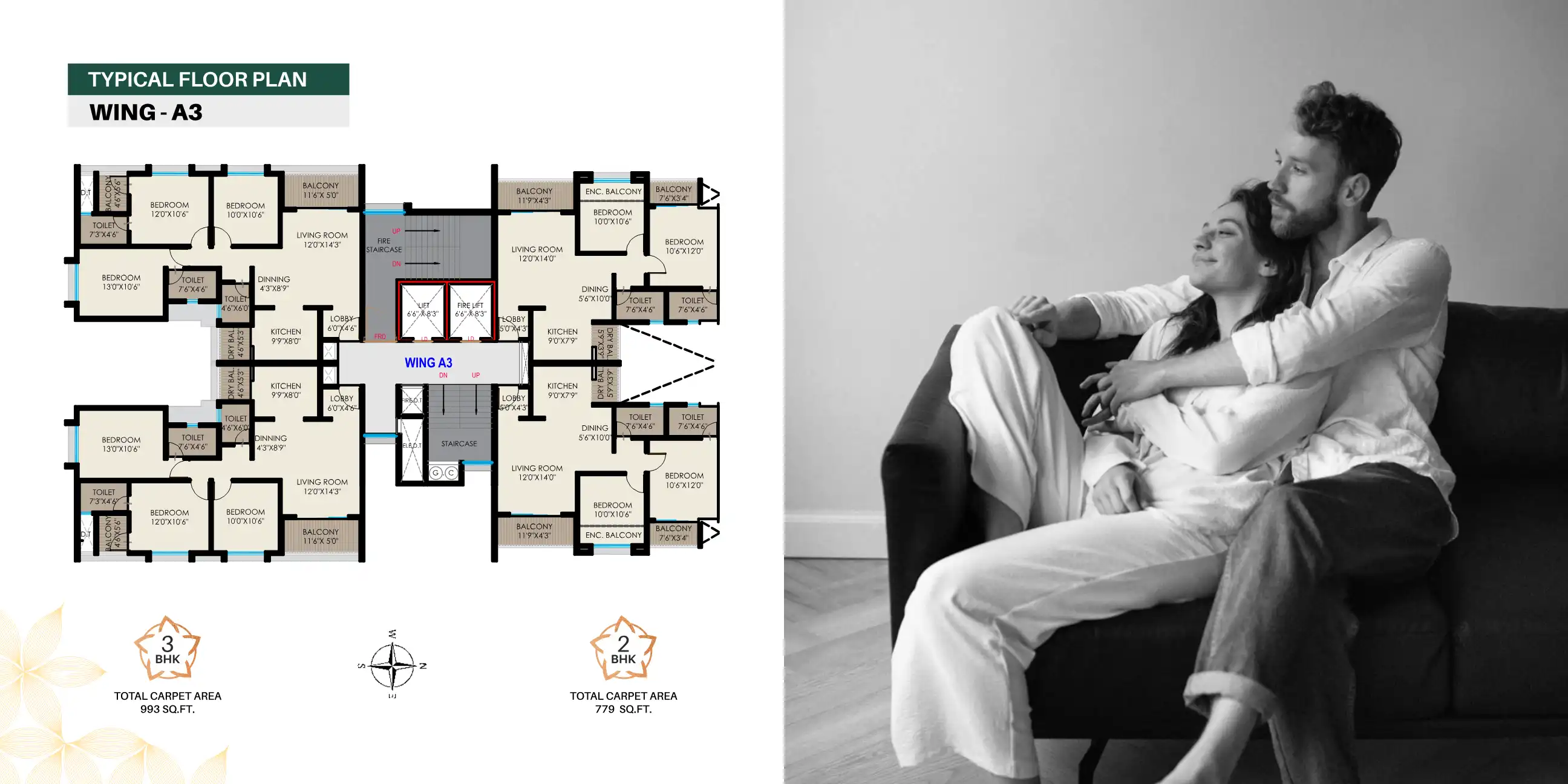 Sahyadri Plumeria Floor Plans & Layout