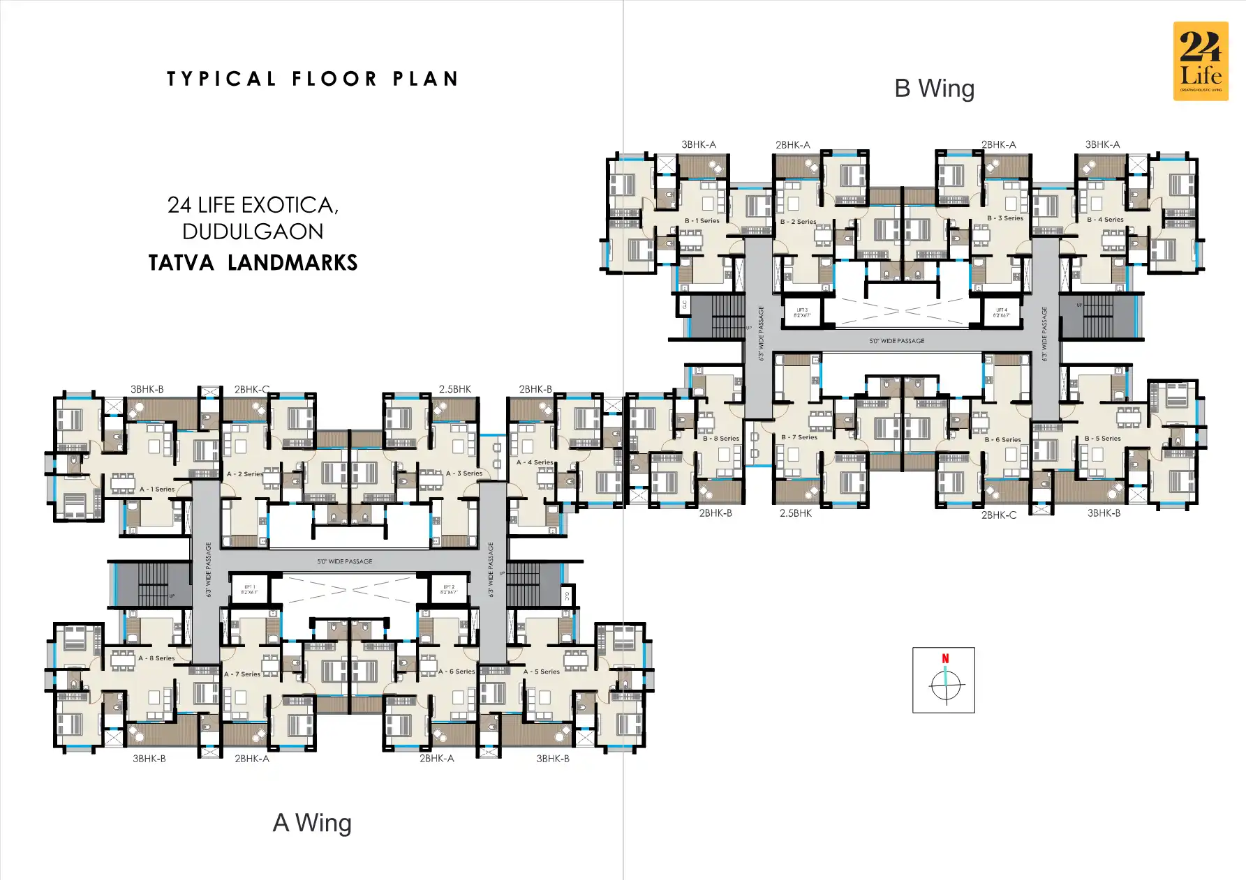 24life Exotica Floor Plans & Layout