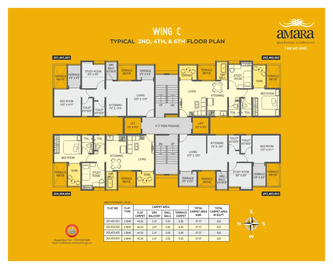 Amara Quadream Residences Floor Plans & Layout