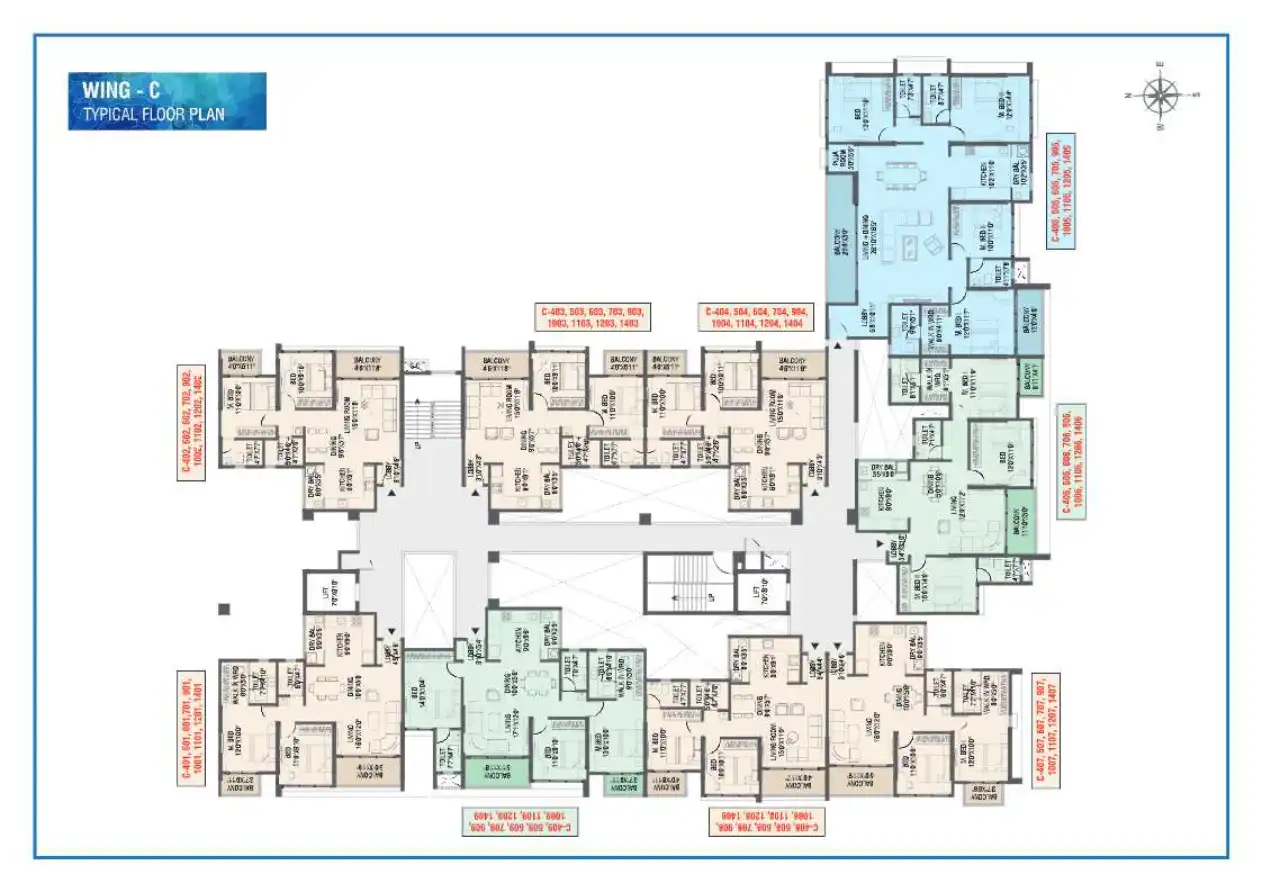 Yashada Windsong Floor Plans & Layout
