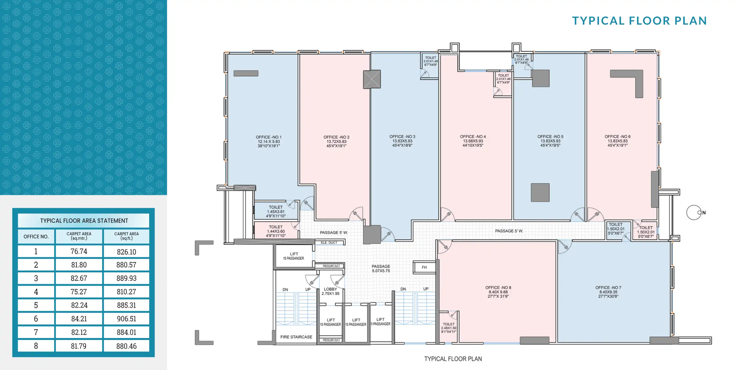 Rachana Business Bay Commercial 2 Floor Plans & Layout