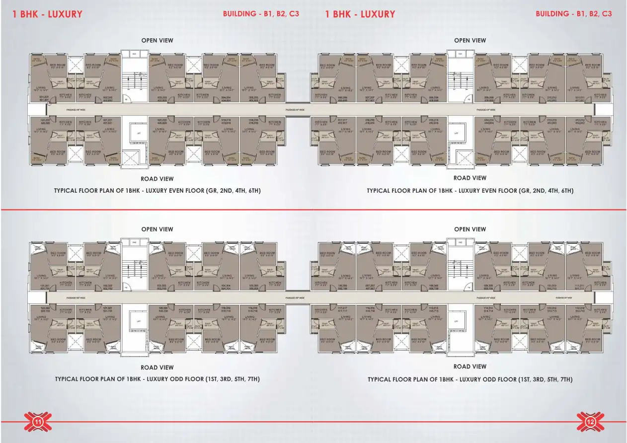 Hinjewadi Project-tower 4 And 5 Floor Plans & Layout