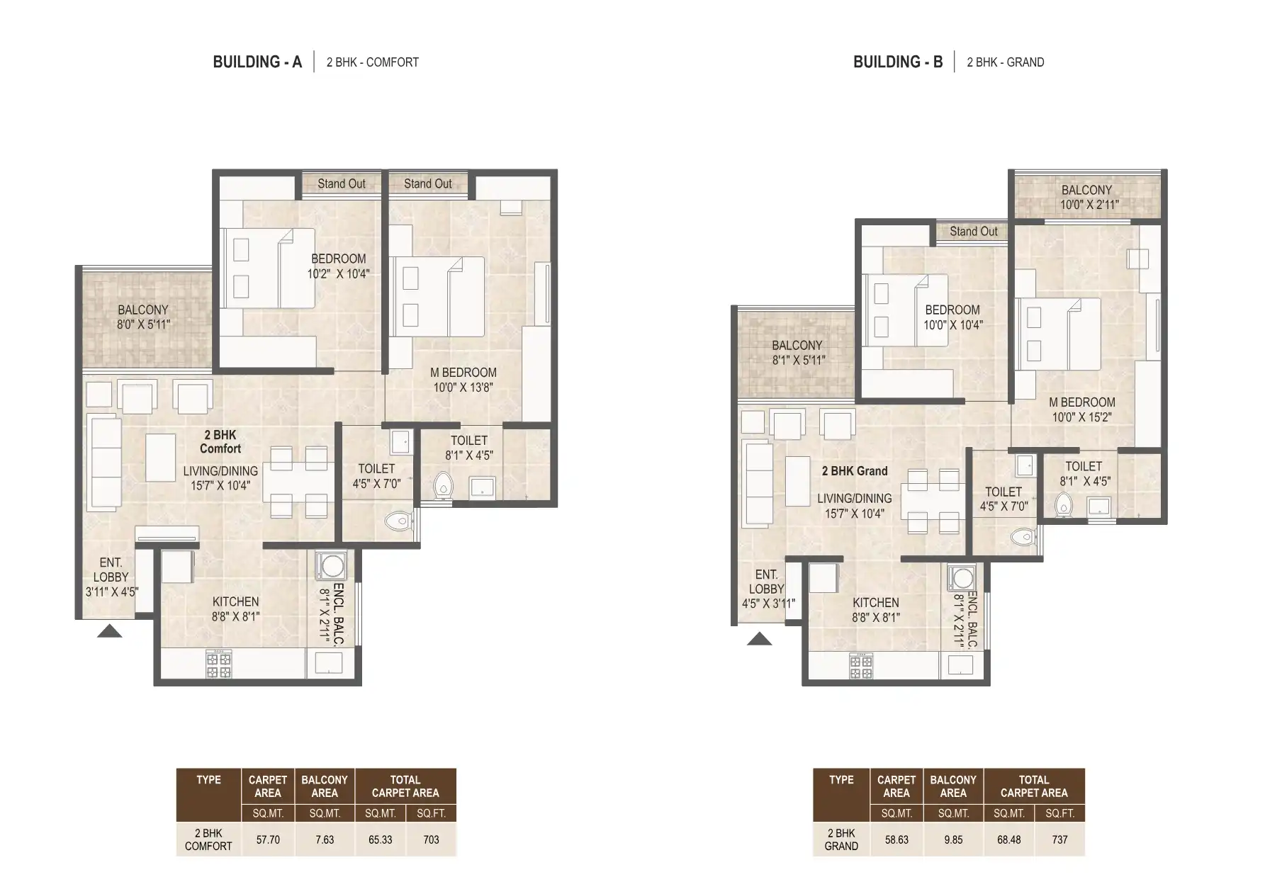Mangalam Melizma Floor Plans & Layout