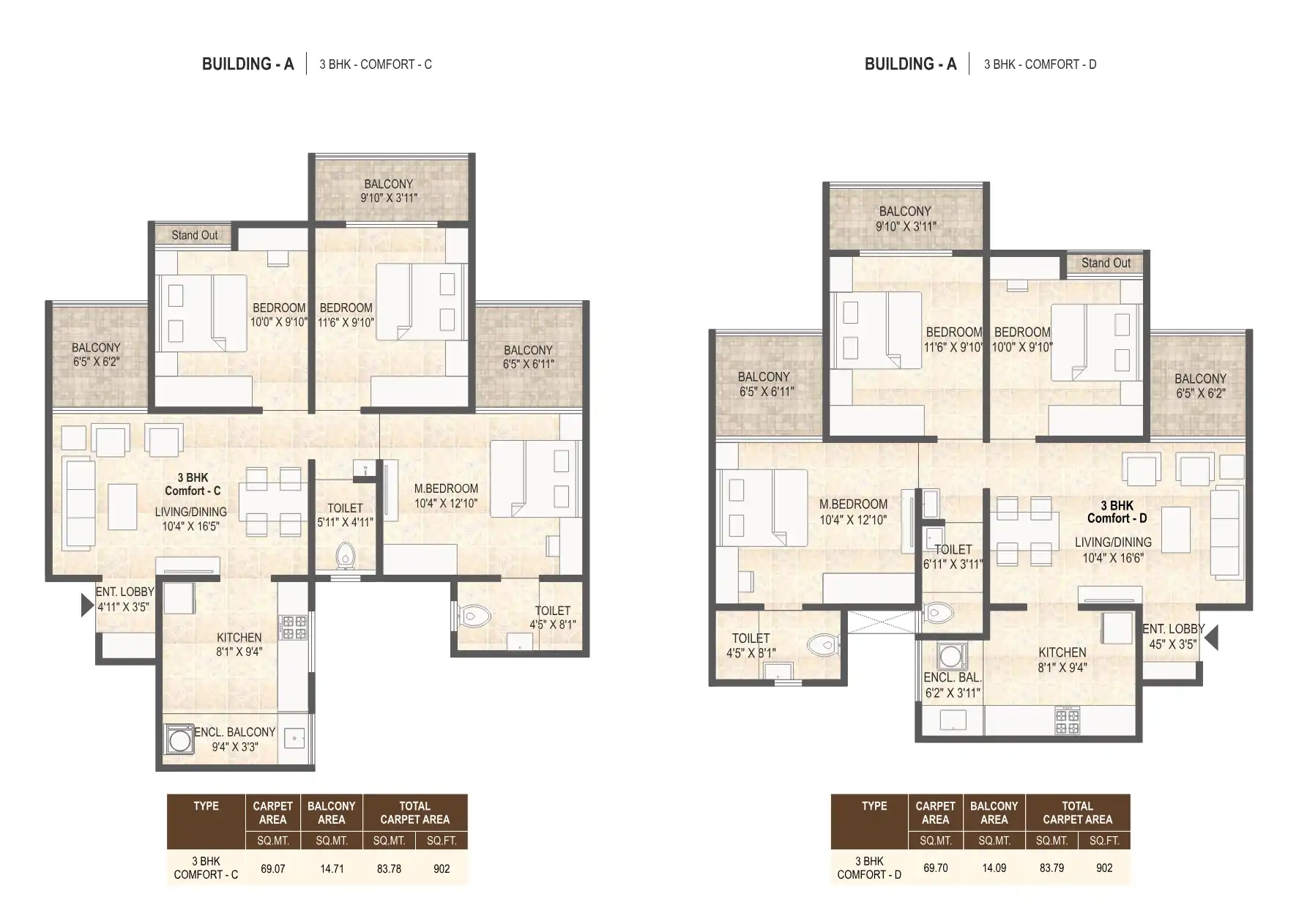 Mangalam Melizma Floor Plans & Layout