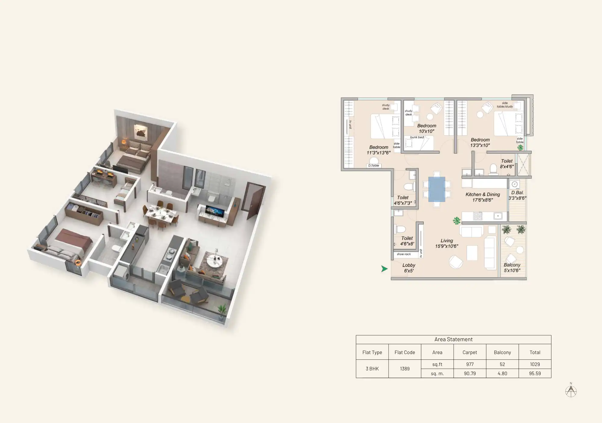 Sarthak Aaradhana Floor Plans & Layout