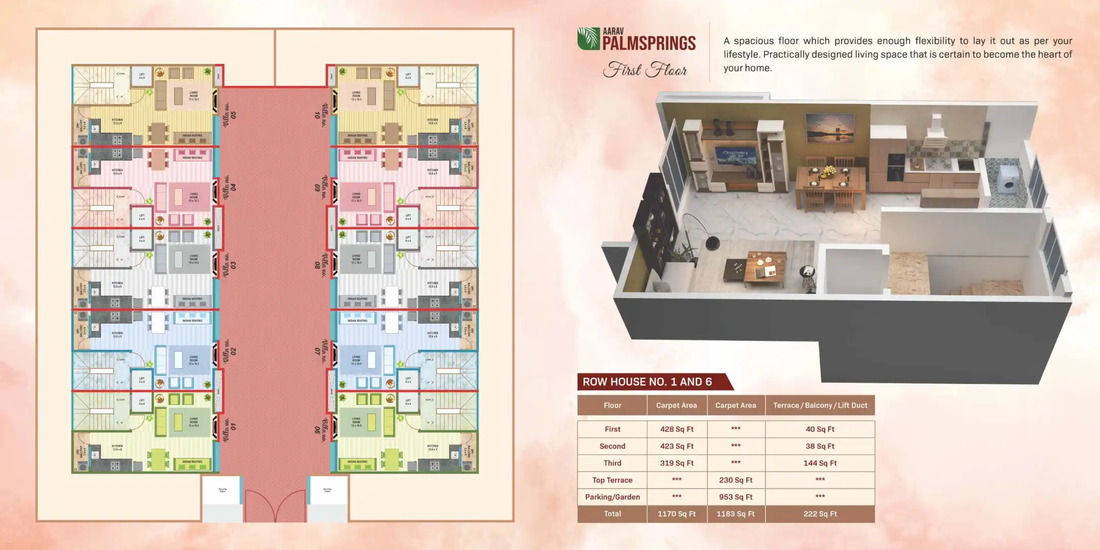 Aarav Palm Springs Floor Plans & Layout