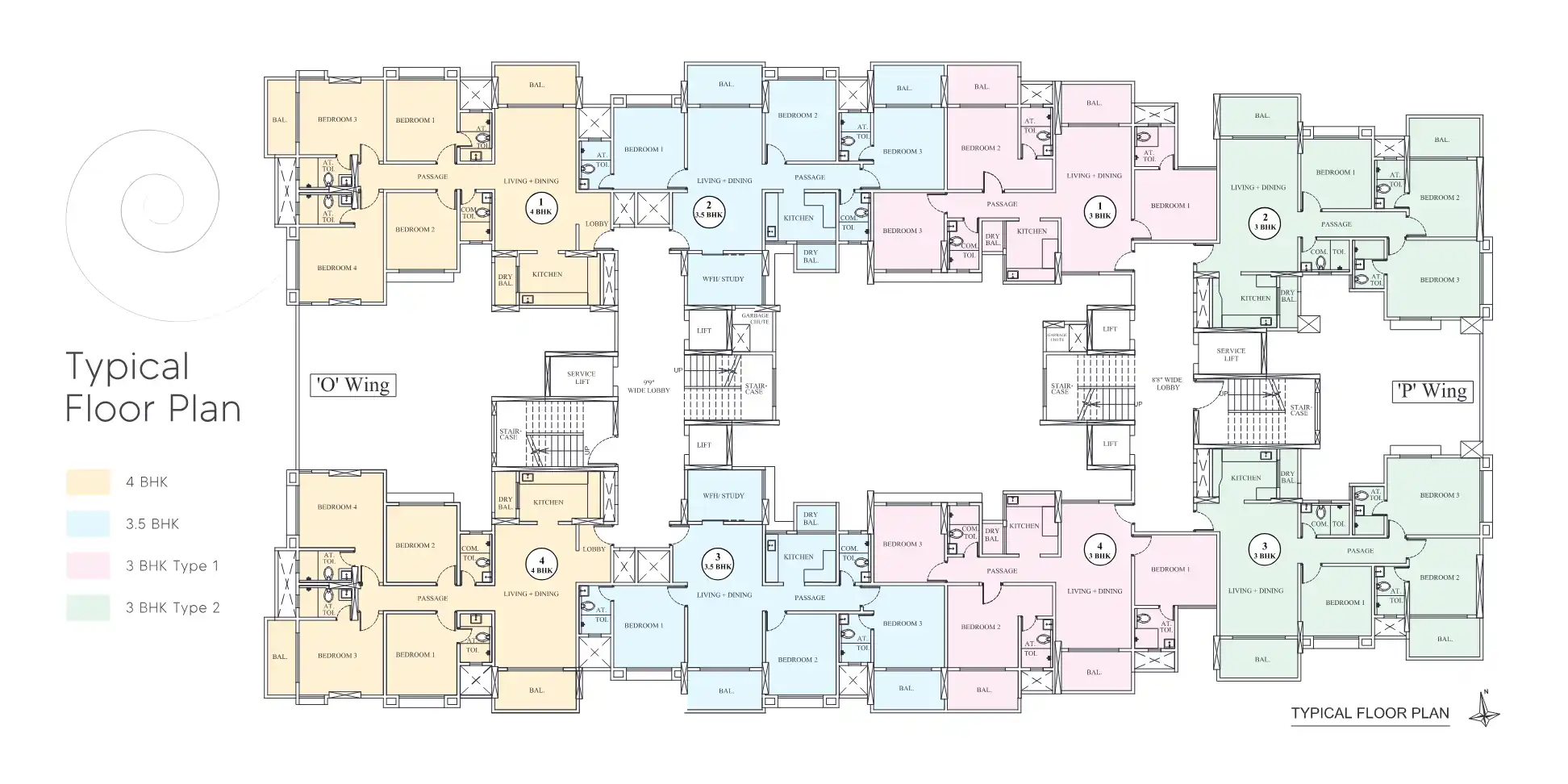 Greens - Oak - OP Floor Plans & Layout