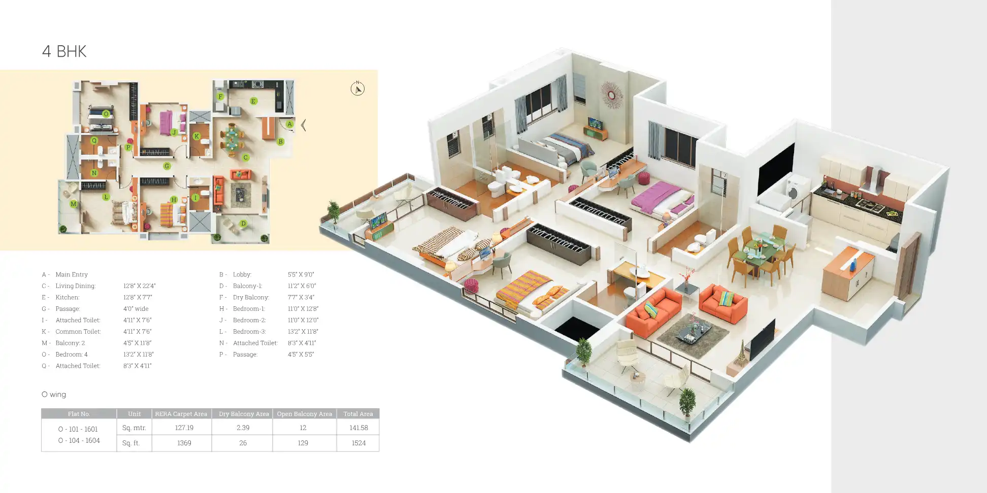 Greens - Oak - OP Floor Plans & Layout