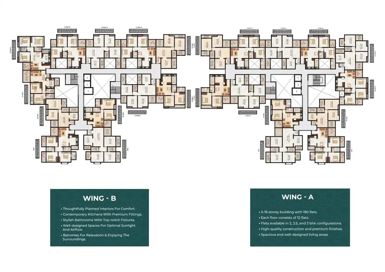 Grand Exotica Floor Plans & Layout
