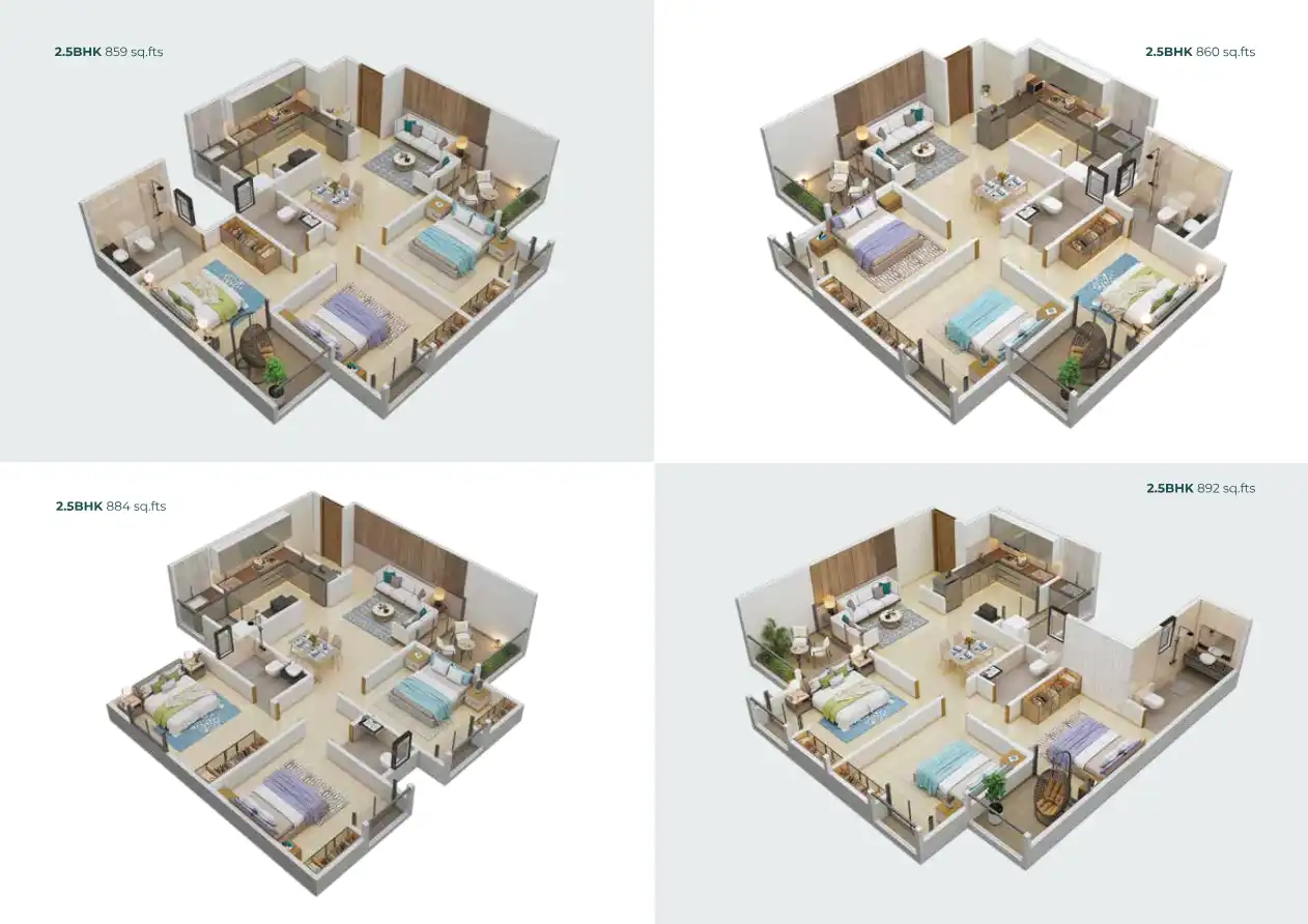 Grand Exotica Floor Plans & Layout