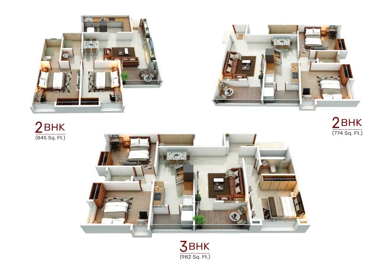 Akshay Vista Floor Plans & Layout