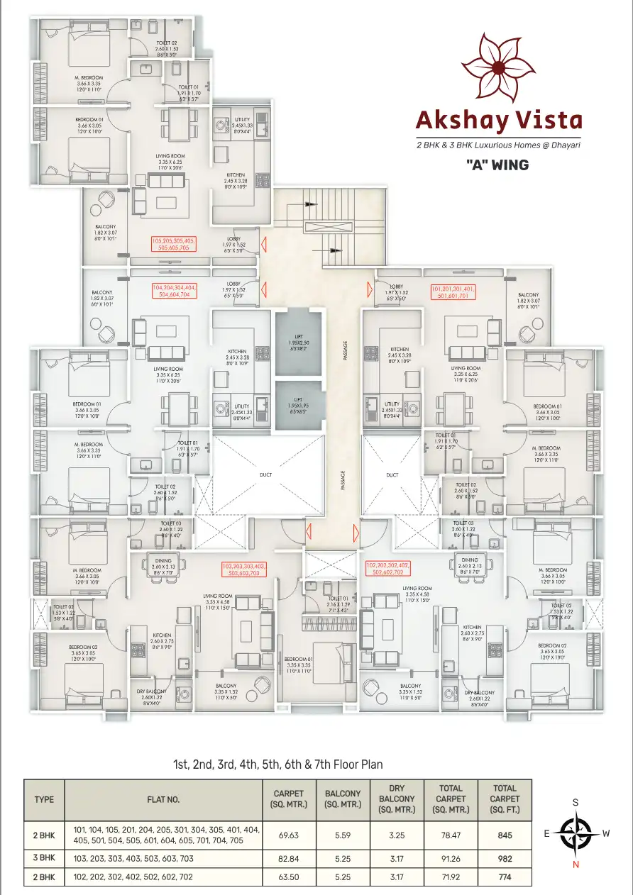 Akshay Vista Floor Plans & Layout