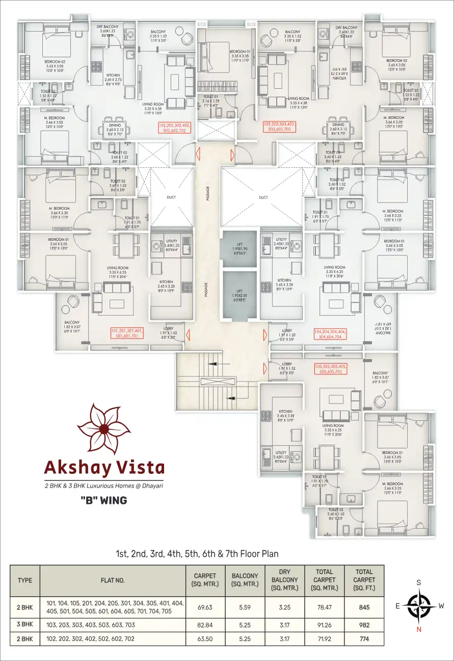 Akshay Vista Floor Plans & Layout