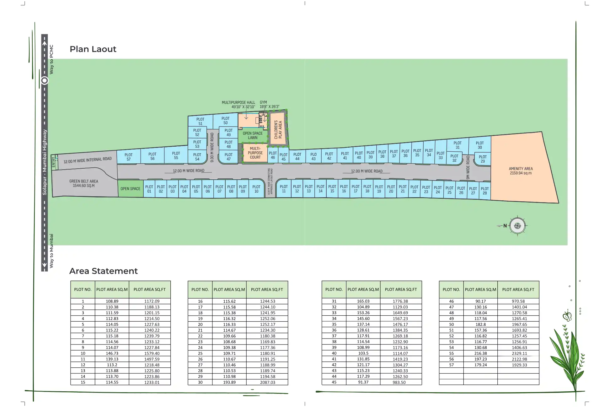 Namrata Breezio Floor Plans & Layout