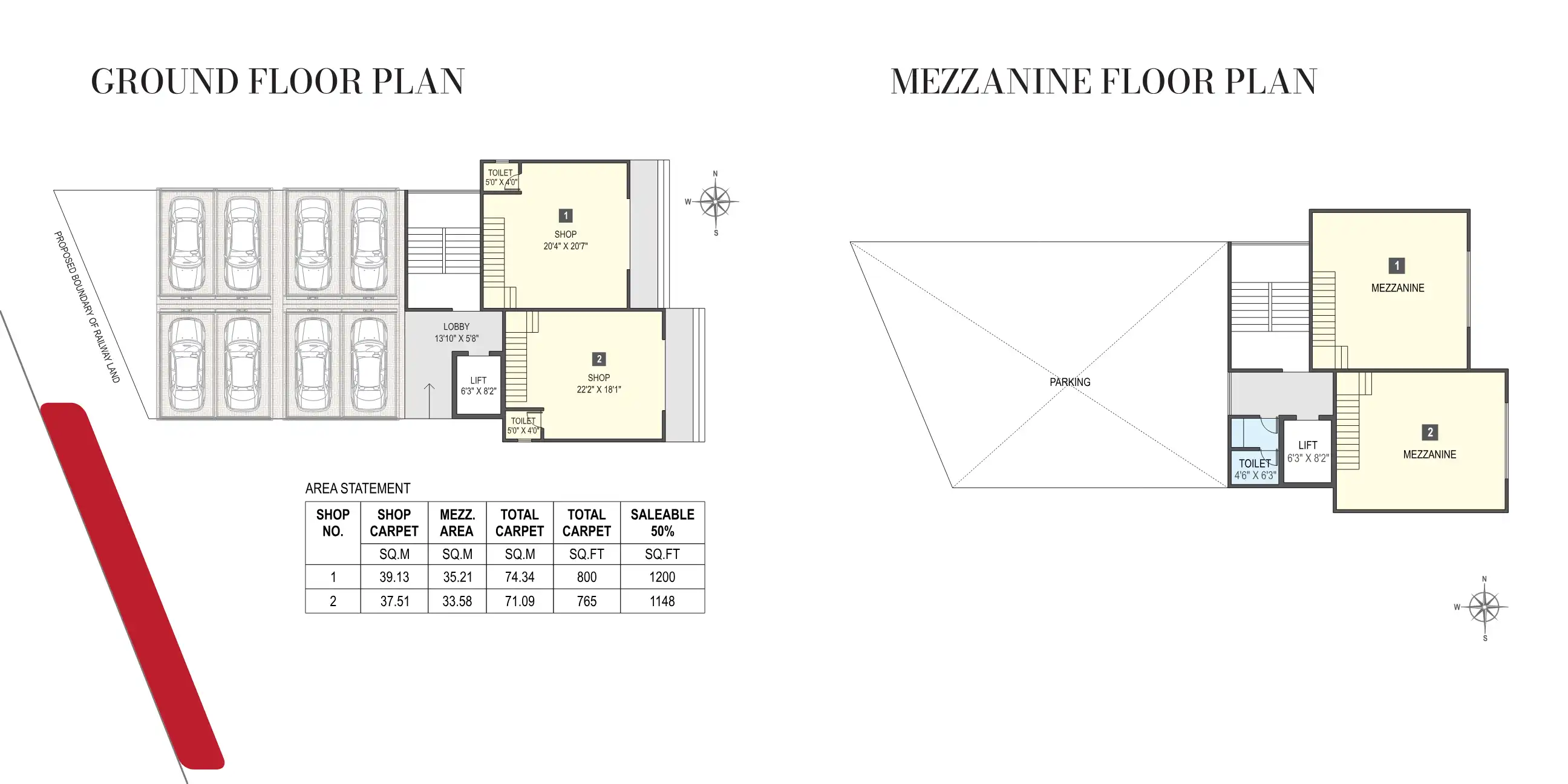 Esbee Square Floor Plans & Layout