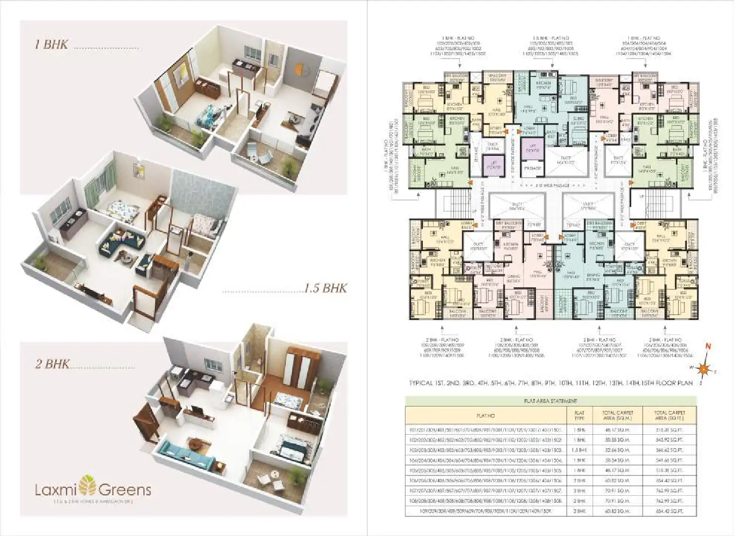 Laxmi Greens Floor Plans & Layout