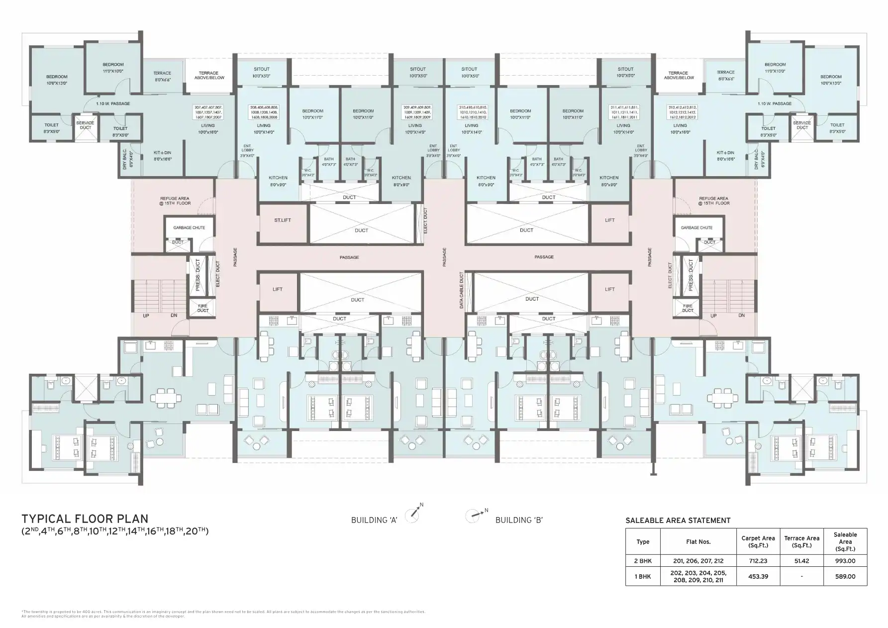 Avenue Promenade Floor Plans & Layout