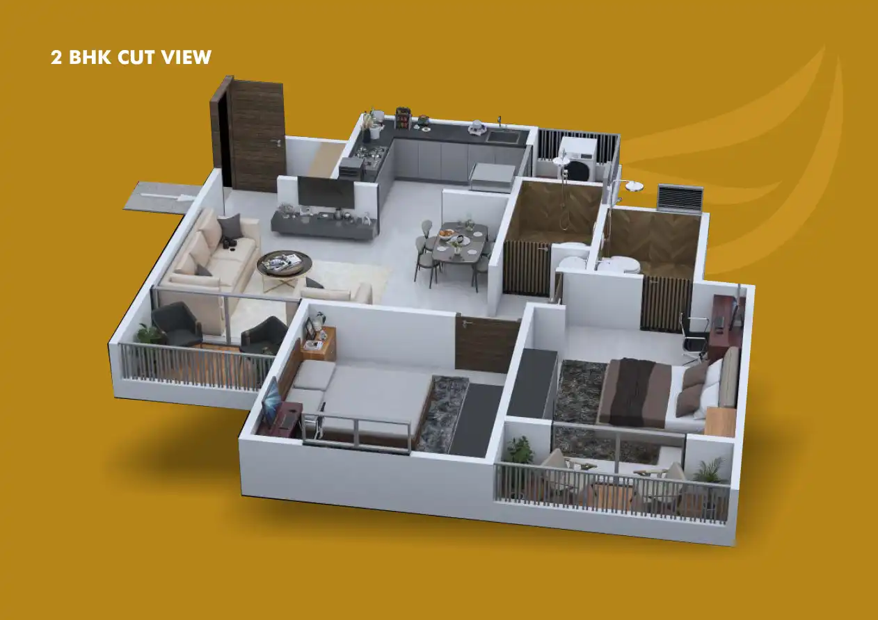Panache Flora Floor Plans & Layout