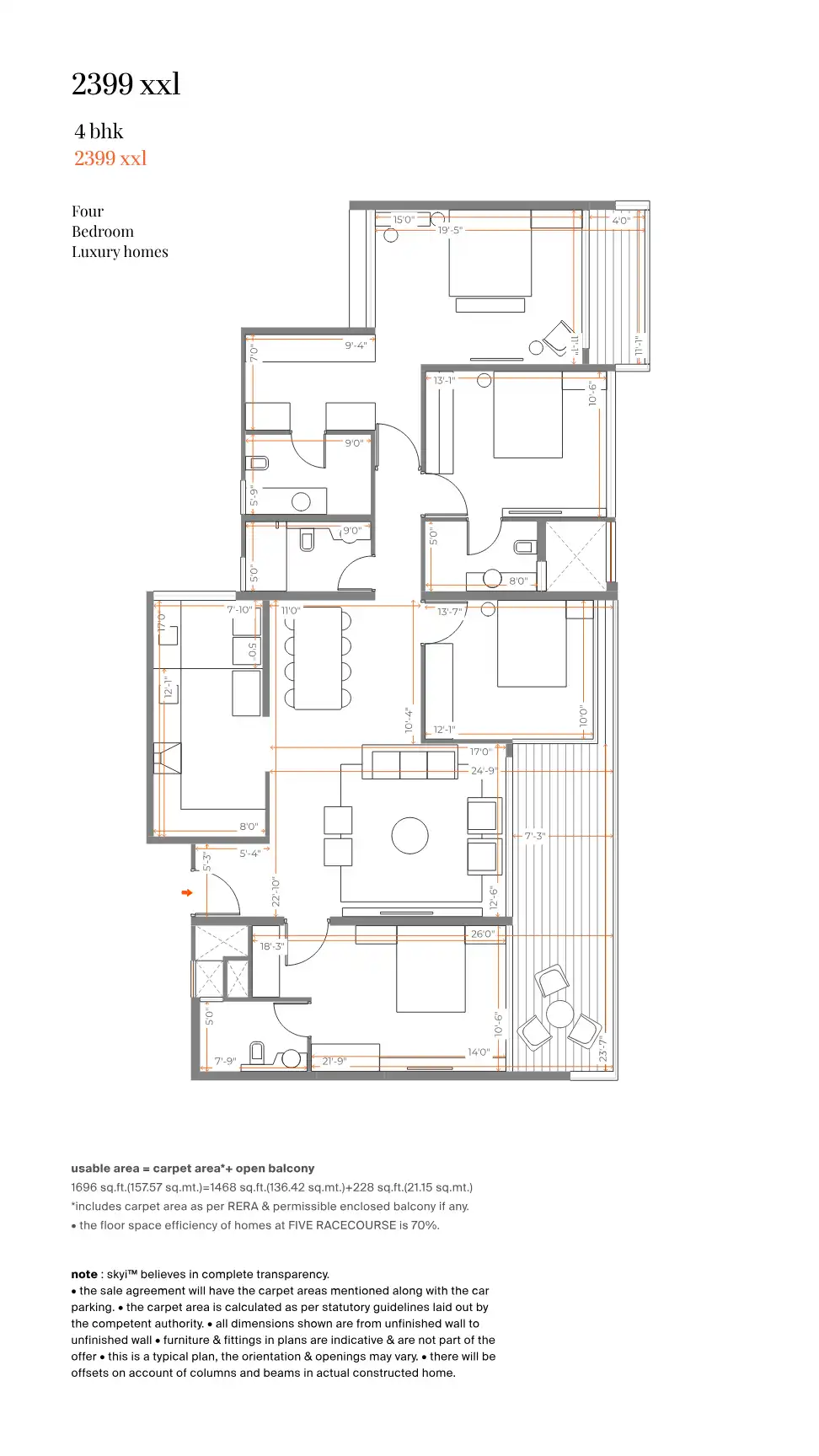 5 Racecourse by Skyi Floor Plans & Layout