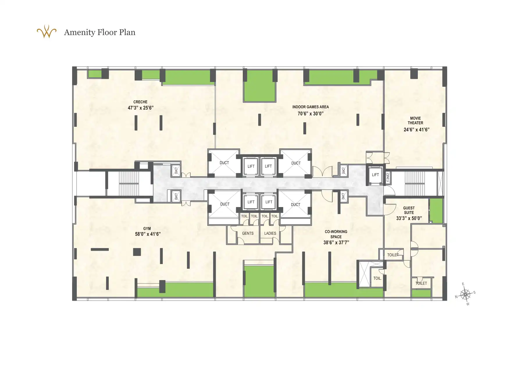 Crown 8 Floor Plans & Layout