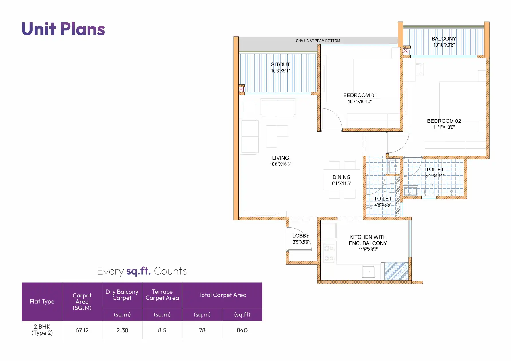 MY Home Akurdi Floor Plans & Layout