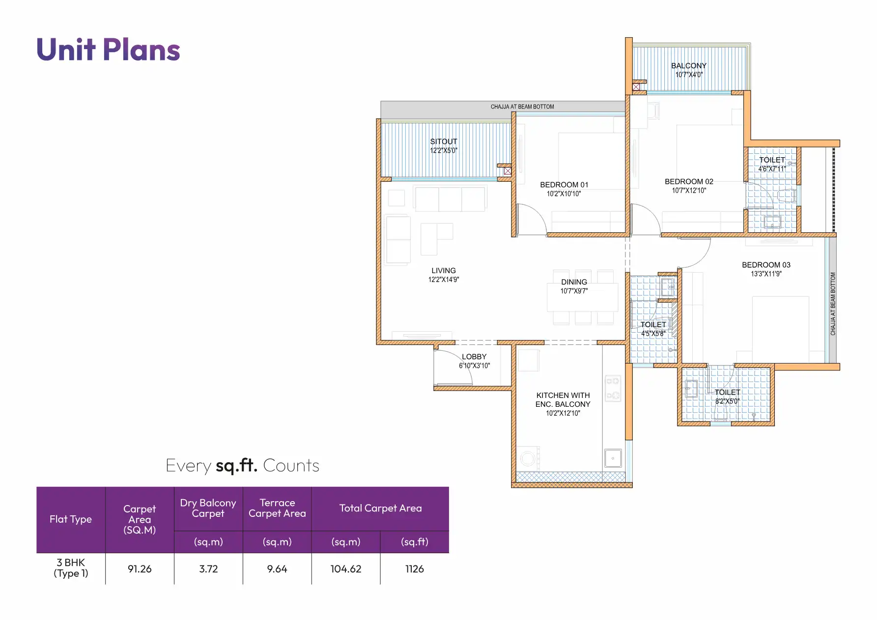 MY Home Akurdi Floor Plans & Layout