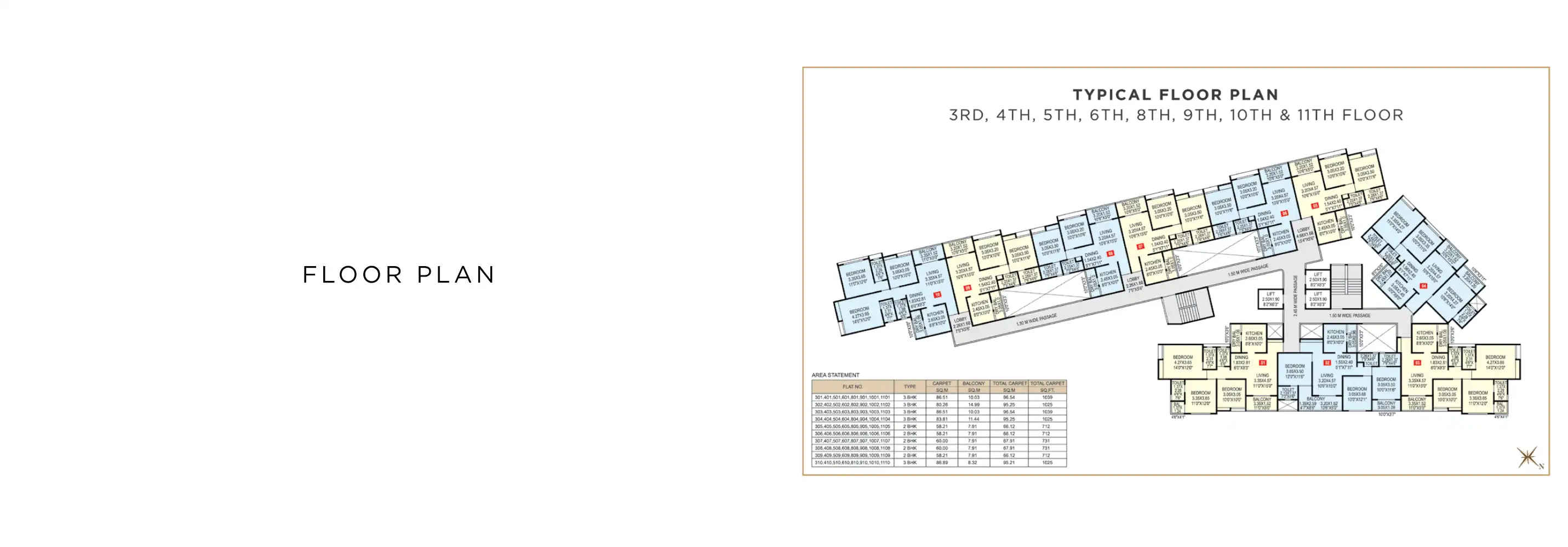 Eternity Towers Floor Plans & Layout
