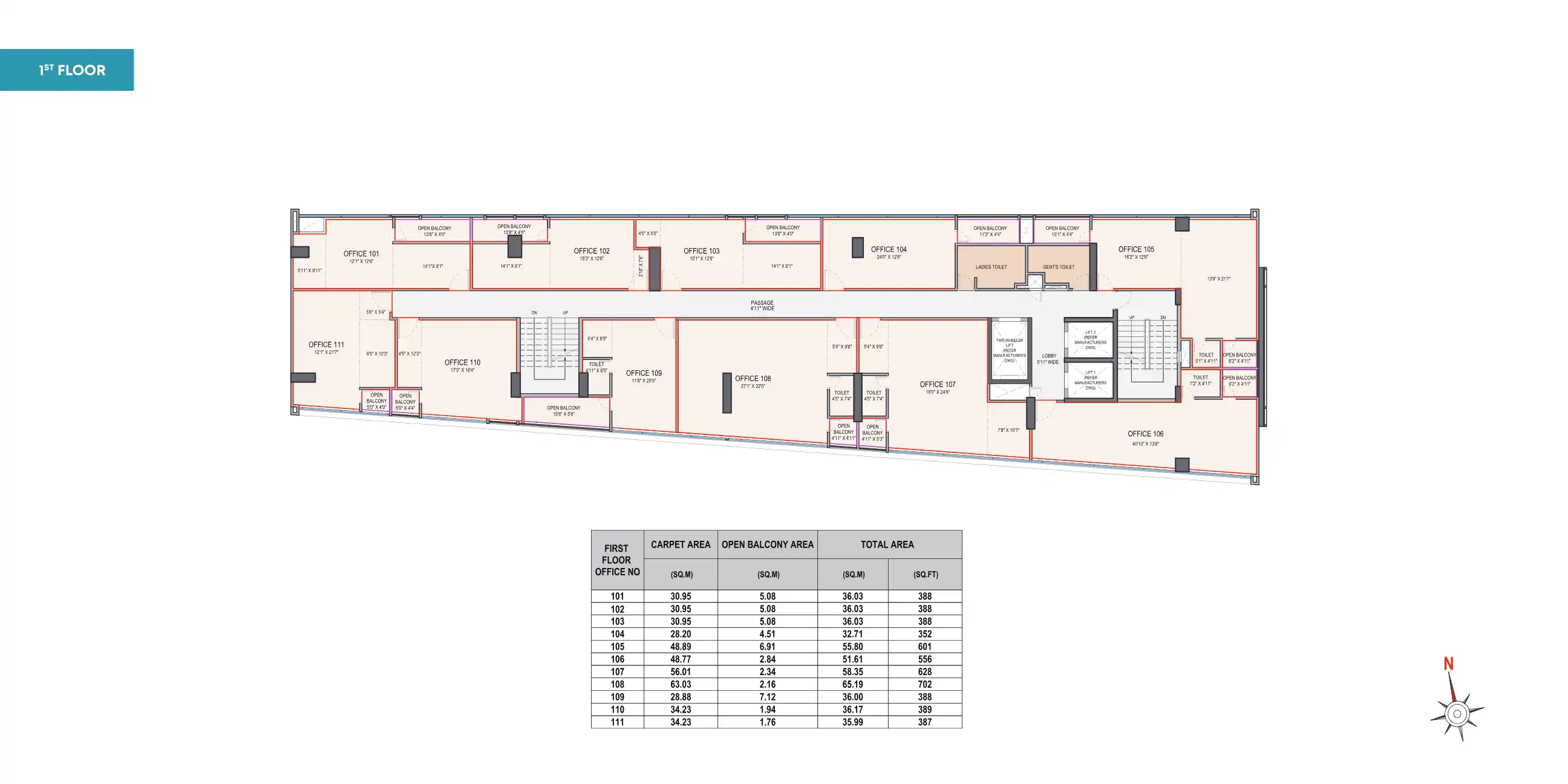 Gen1 Floor Plans & Layout