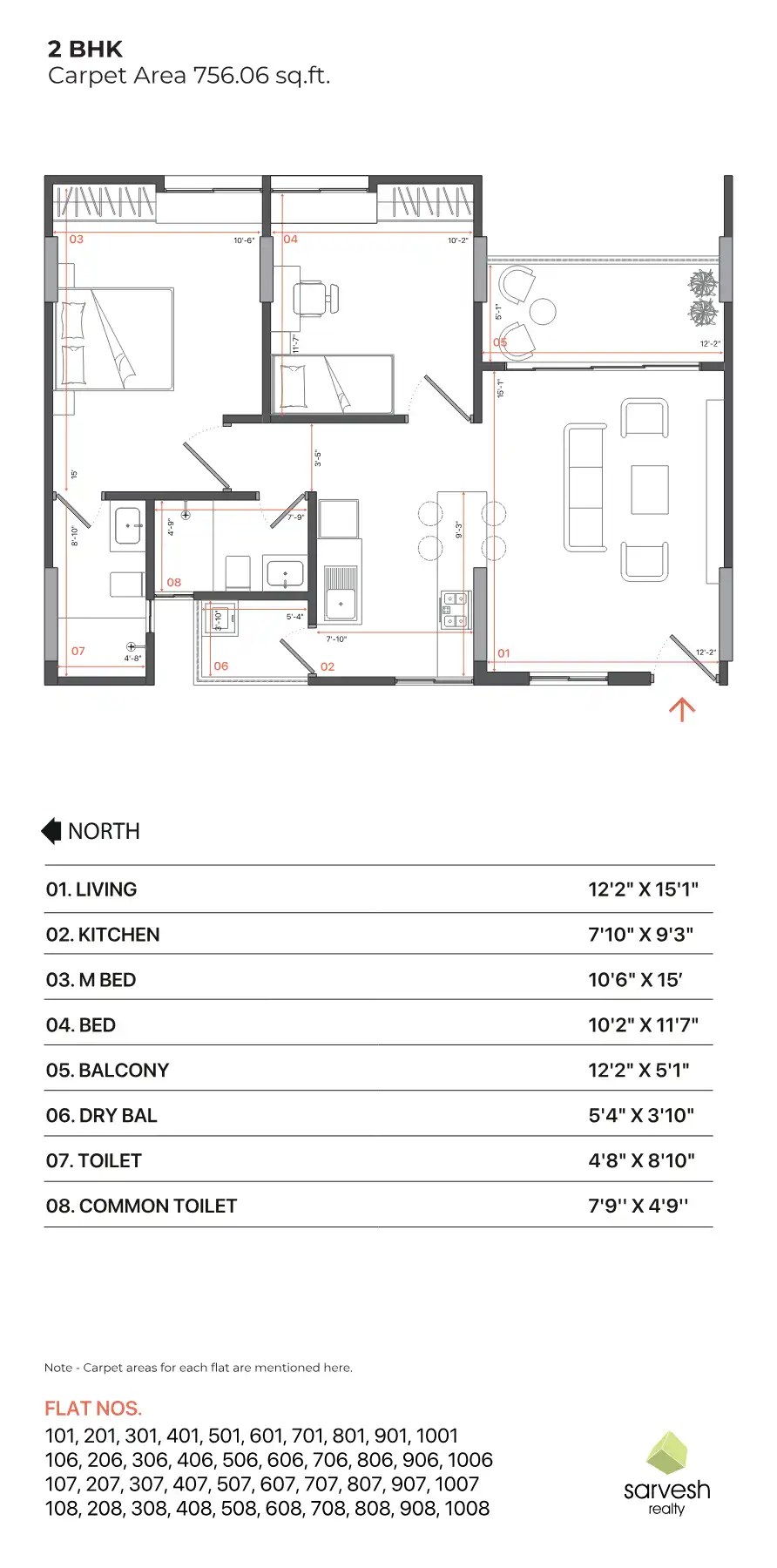 One Pirangut-residential Building Floor Plans & Layout