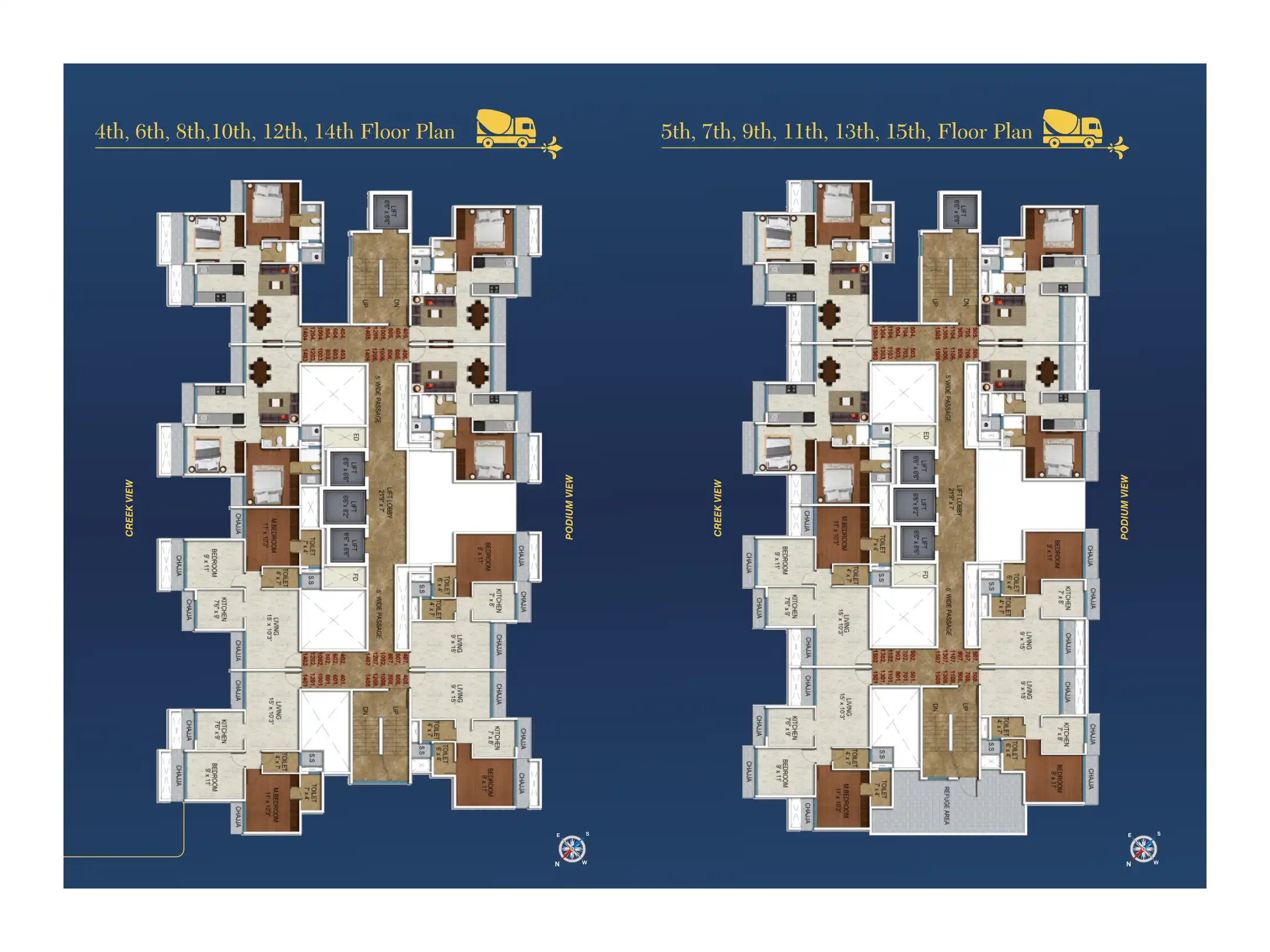 Urban Sapphire Floor Plans & Layout