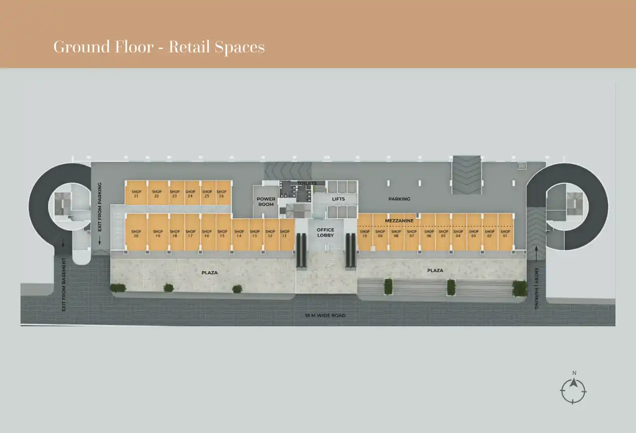 Apex Retail Market Floor Plans & Layout