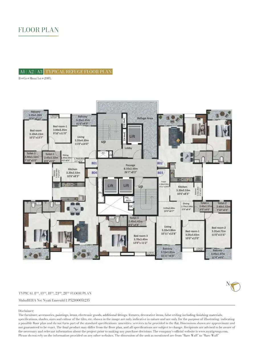 Nyati Emerald Iii Floor Plans & Layout