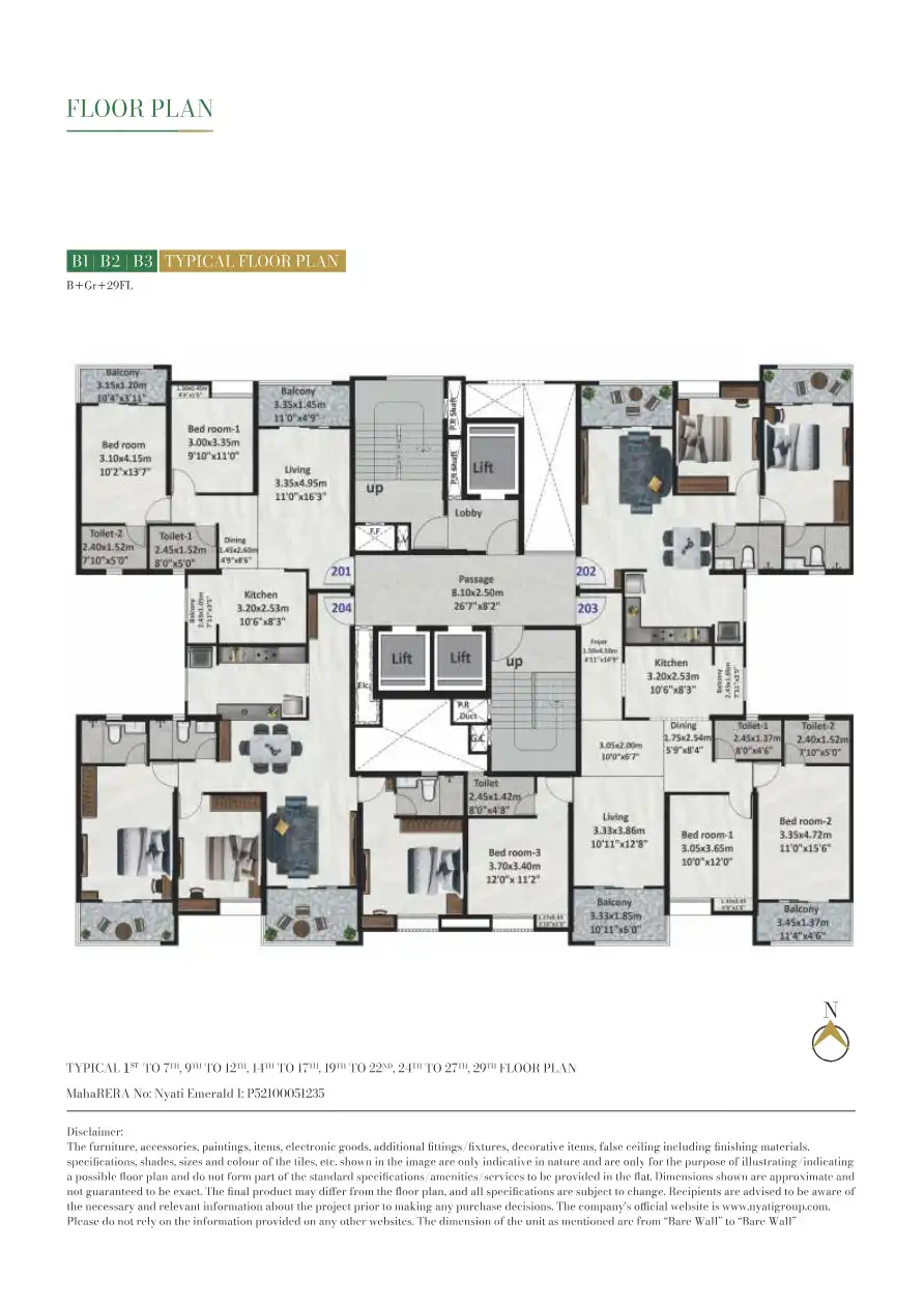 Nyati Emerald Iii Floor Plans & Layout