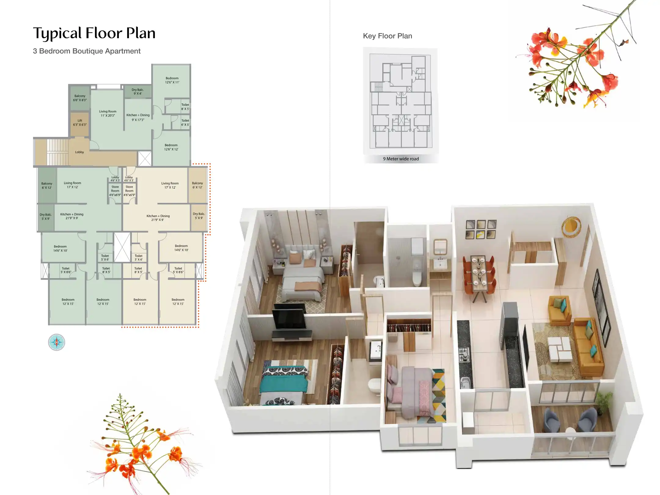 Nirman Gulmohar Floor Plans & Layout