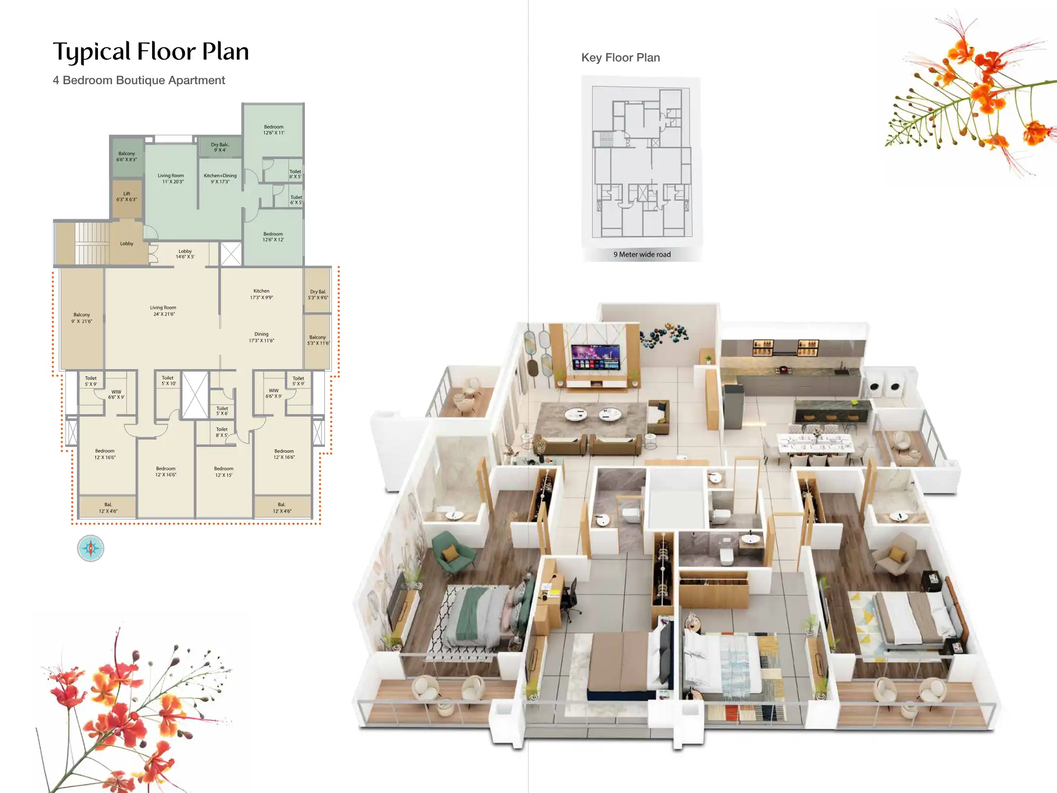Nirman Gulmohar Floor Plans & Layout