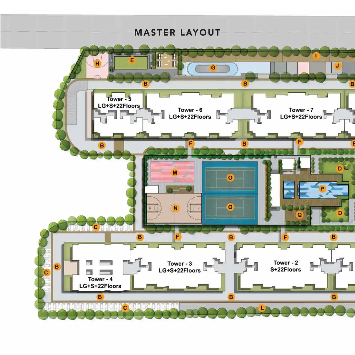 Kohinoor Uptown Avenue Floor Plans & Layout