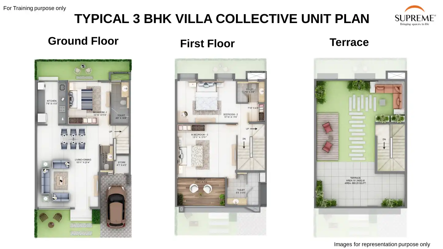 Supreme Villagio Iii Floor Plans & Layout