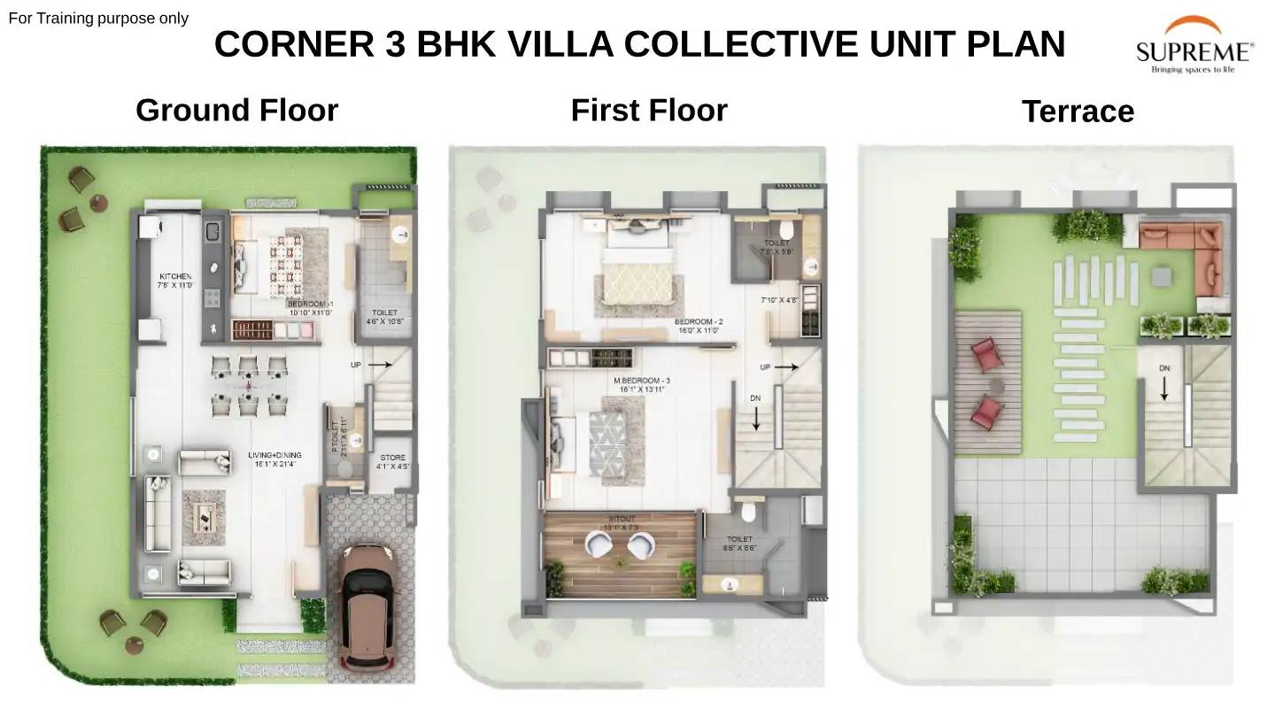 Supreme Villagio Iii Floor Plans & Layout
