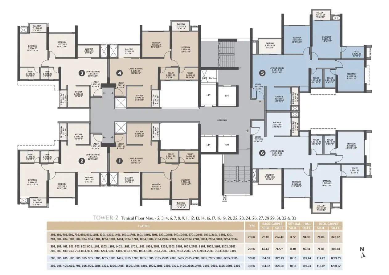 Flamante by Vtp Luxe Floor Plans & Layout