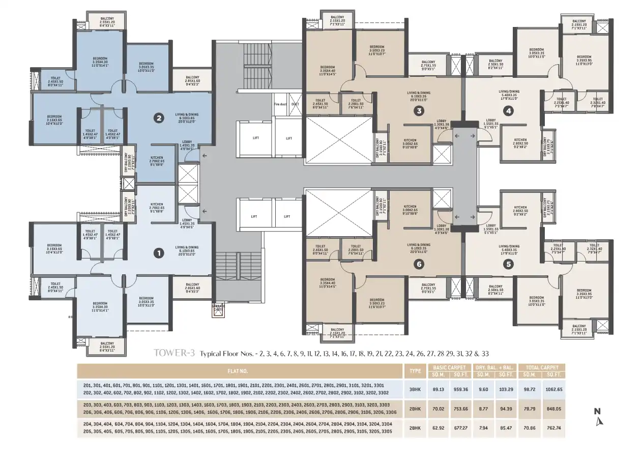 Flamante by Vtp Luxe Floor Plans & Layout