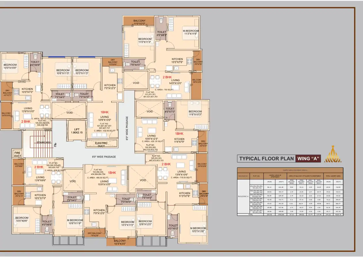 Bhosale Empire Floor Plans & Layout