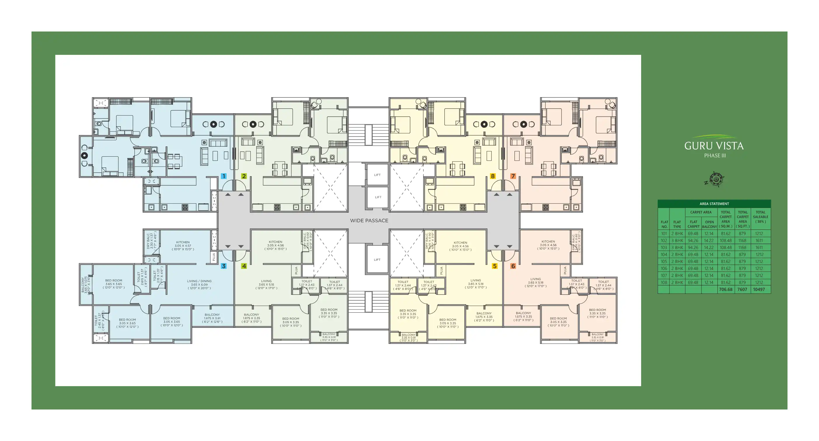 Guruvista Floor Plans & Layout