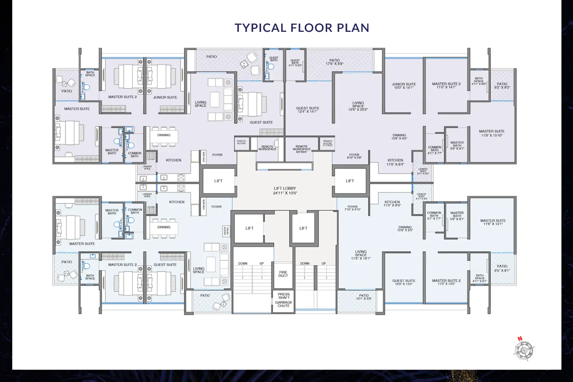 Shubh Tristar Floor Plans & Layout
