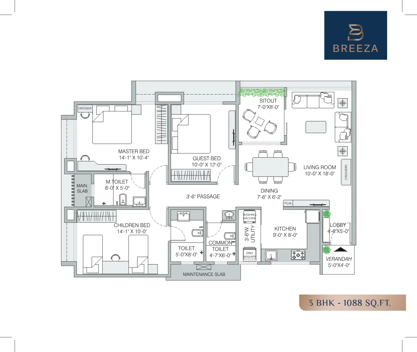 Breeza Floor Plans & Layout