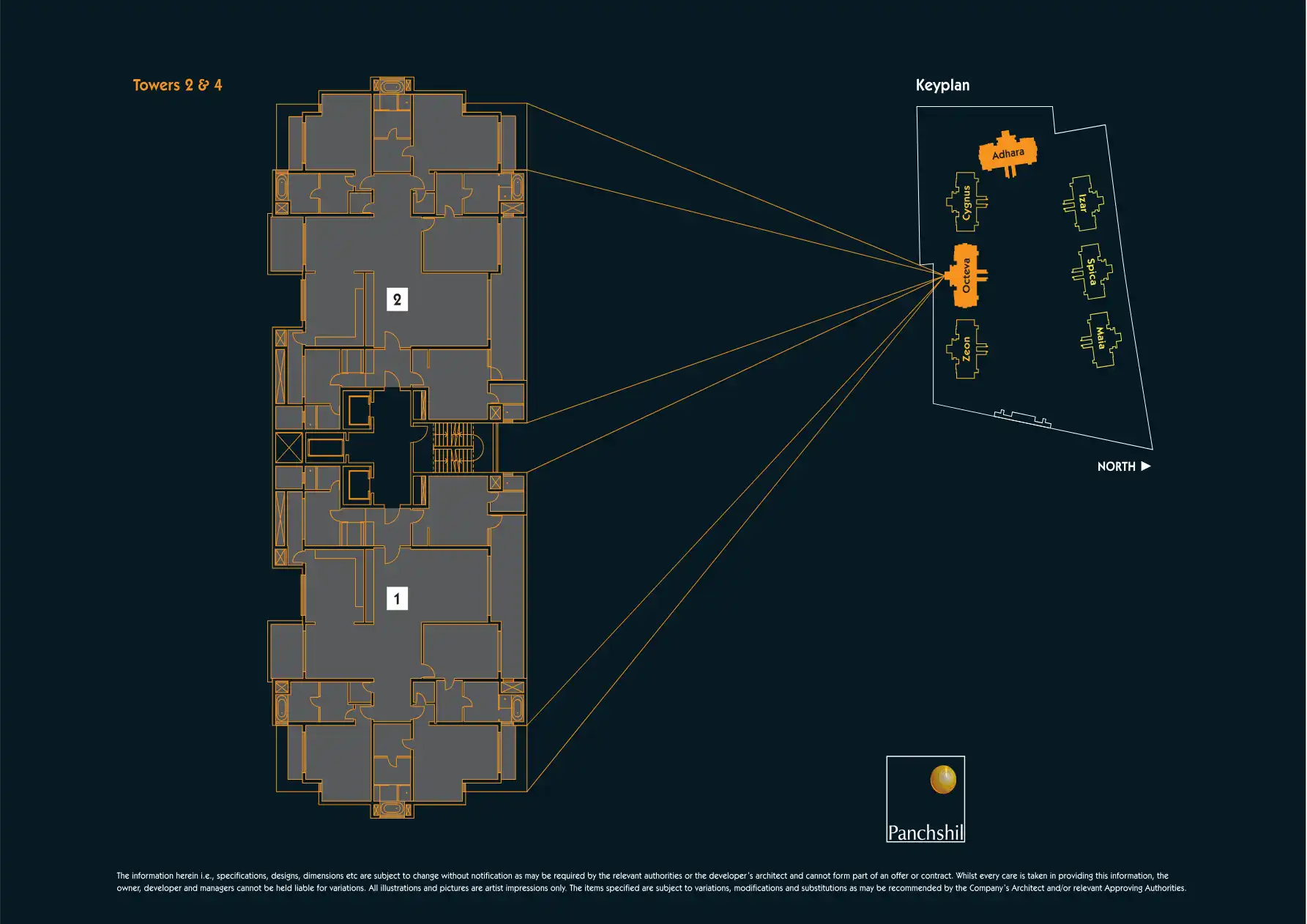 One North Floor Plans & Layout