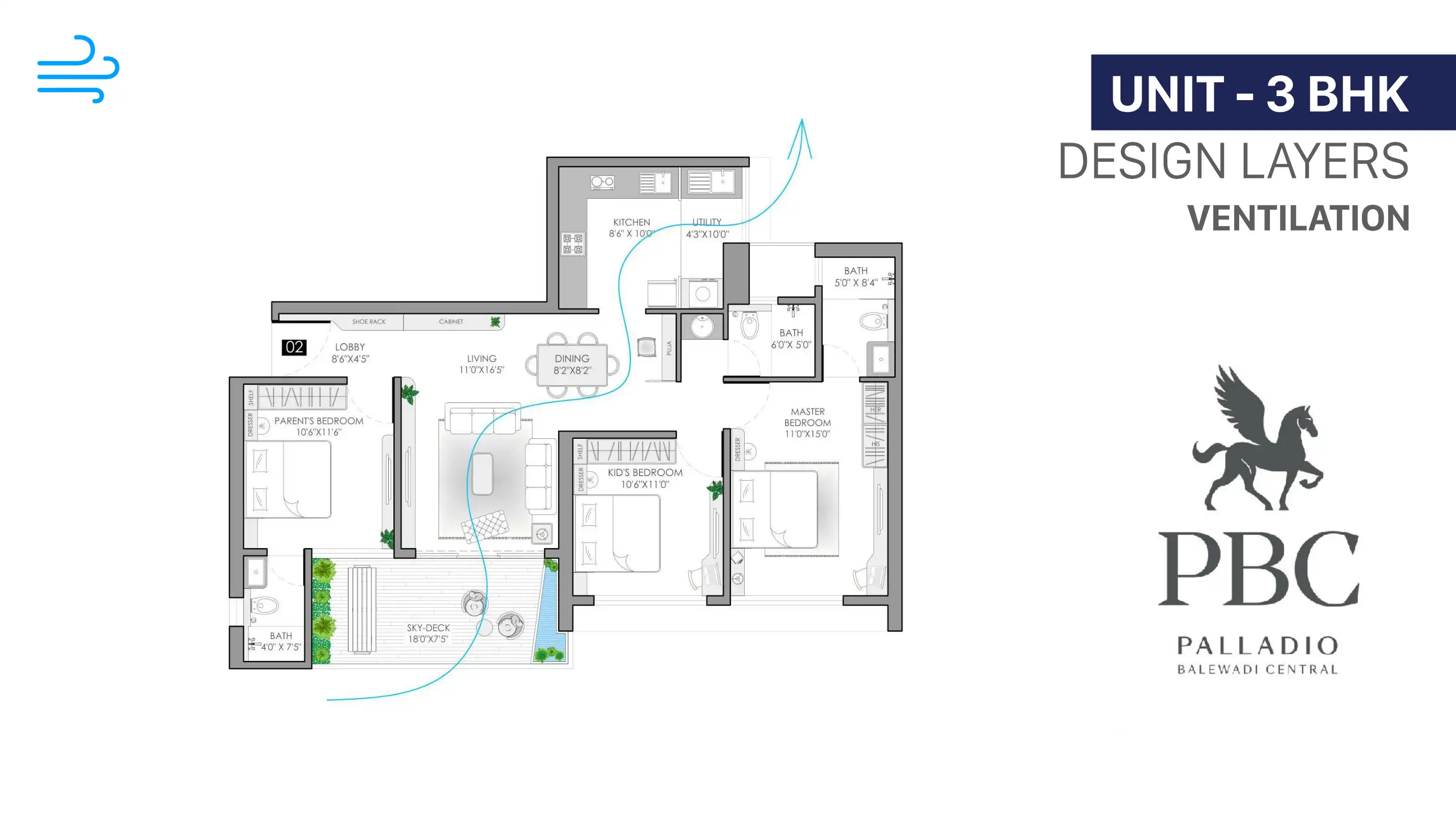 Palladio Balewadi Central Floor Plans & Layout