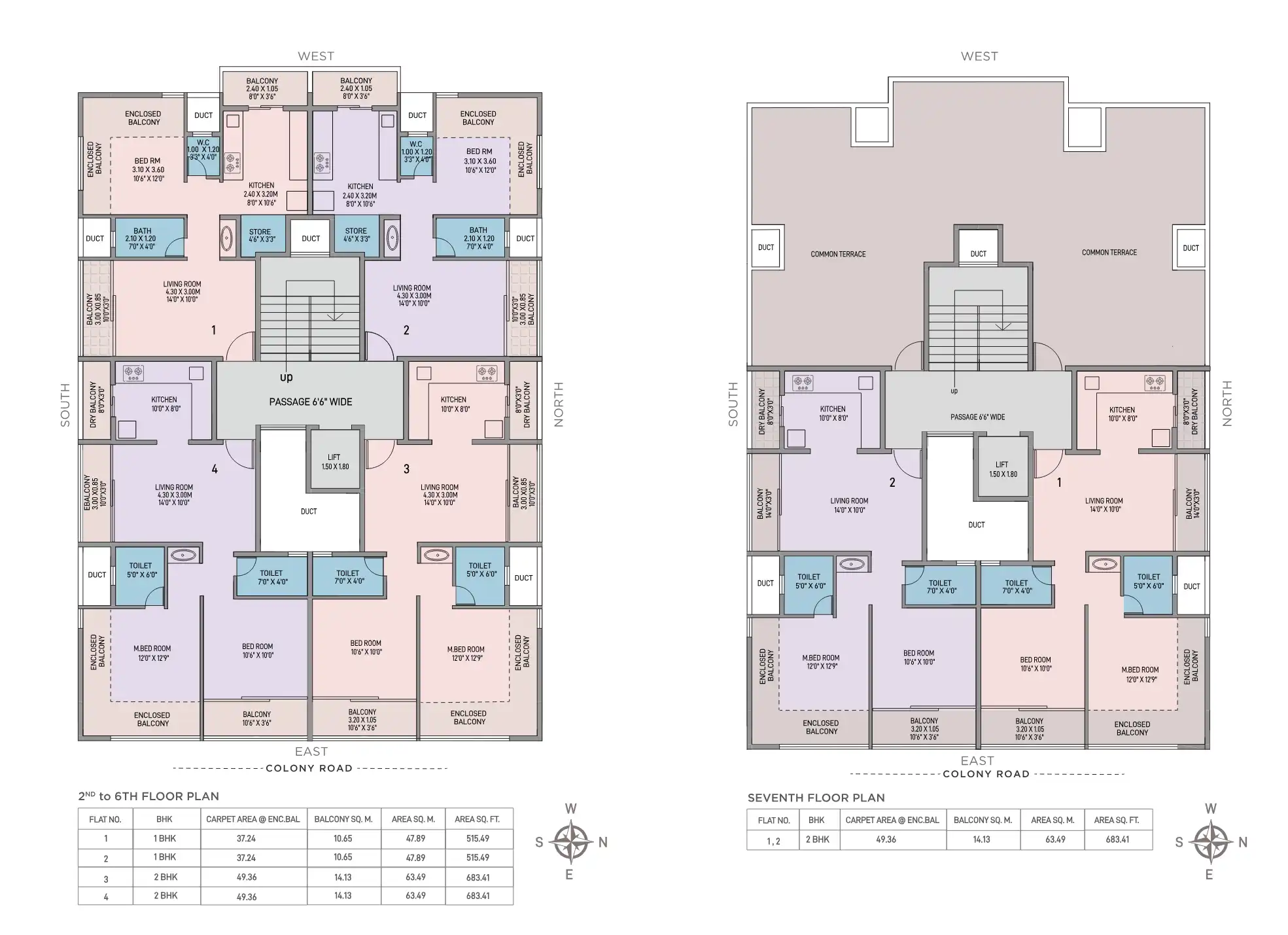 Sweet Home Co-operative Housing Society Floor Plans & Layout
