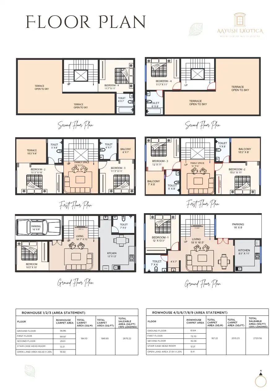 Aayush Exotica Floor Plans & Layout