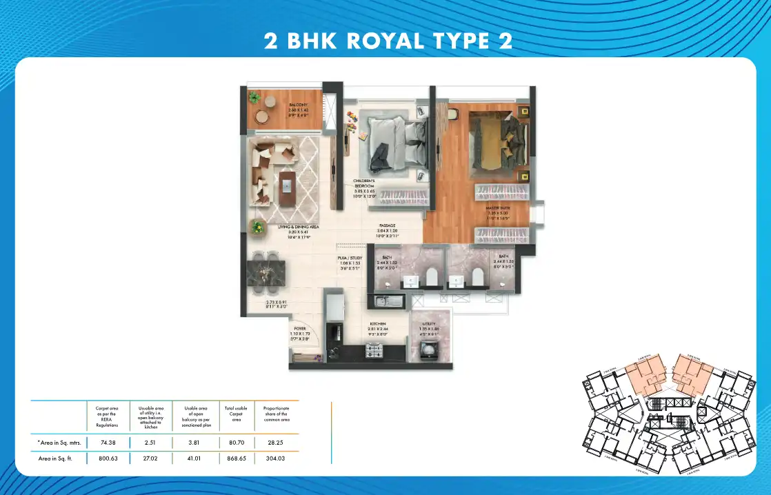 Joy on The Tree Tops Floor Plans & Layout